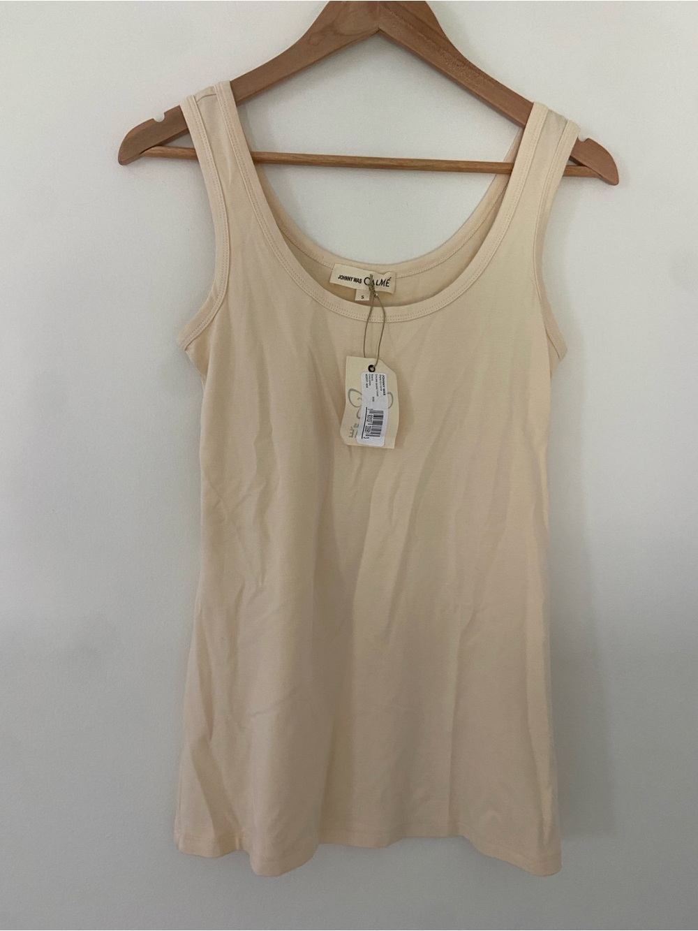 Johnny Was Calmé Tank Top Womens S Bamboo Cotton Stretch Sleeveless